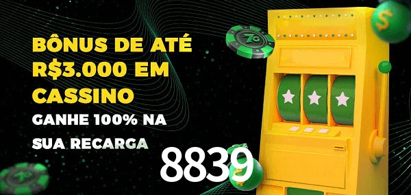8839 melhor bônus de depósito